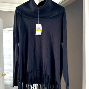Ladies black long sleeve sweater. Never worn
